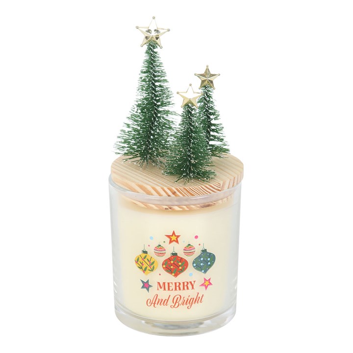Merry and Bright – Juleduftlys med kanel og krydder