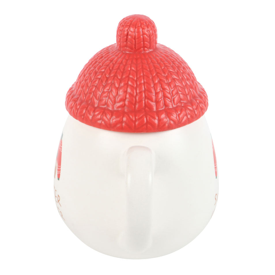 Sweater Weather julekopp med lue-lokk