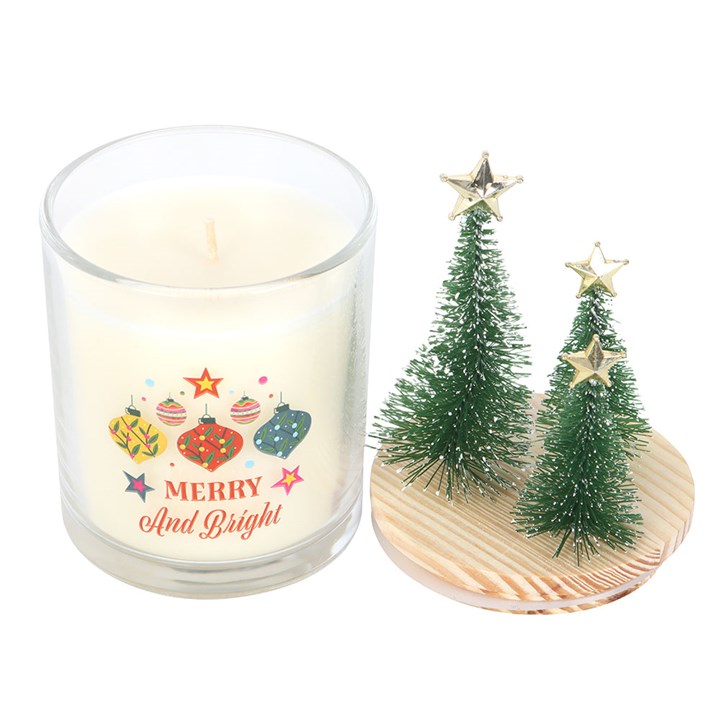 Merry and Bright – Juleduftlys med kanel og krydder