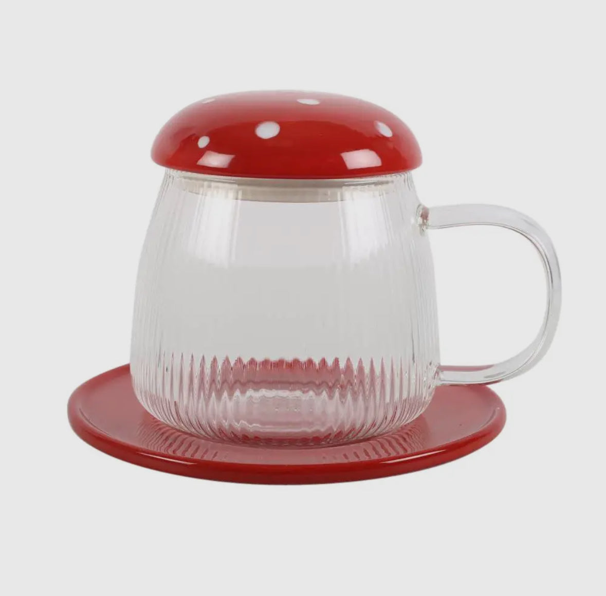 Soppkopp med lokk og teskål