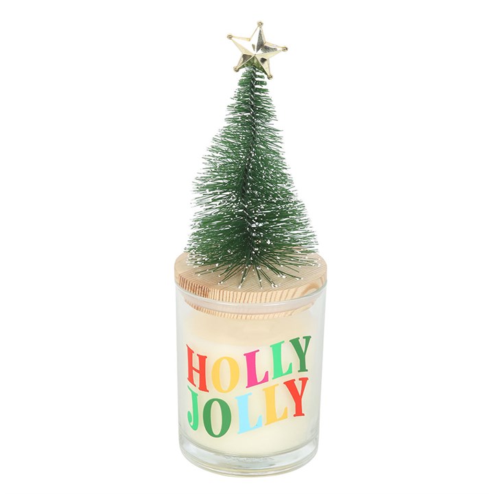 Holly Jolly – Juleduftlys med furu og gran