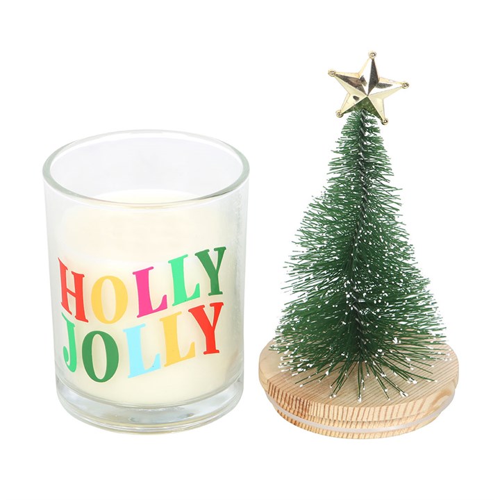 Holly Jolly – Juleduftlys med furu og gran